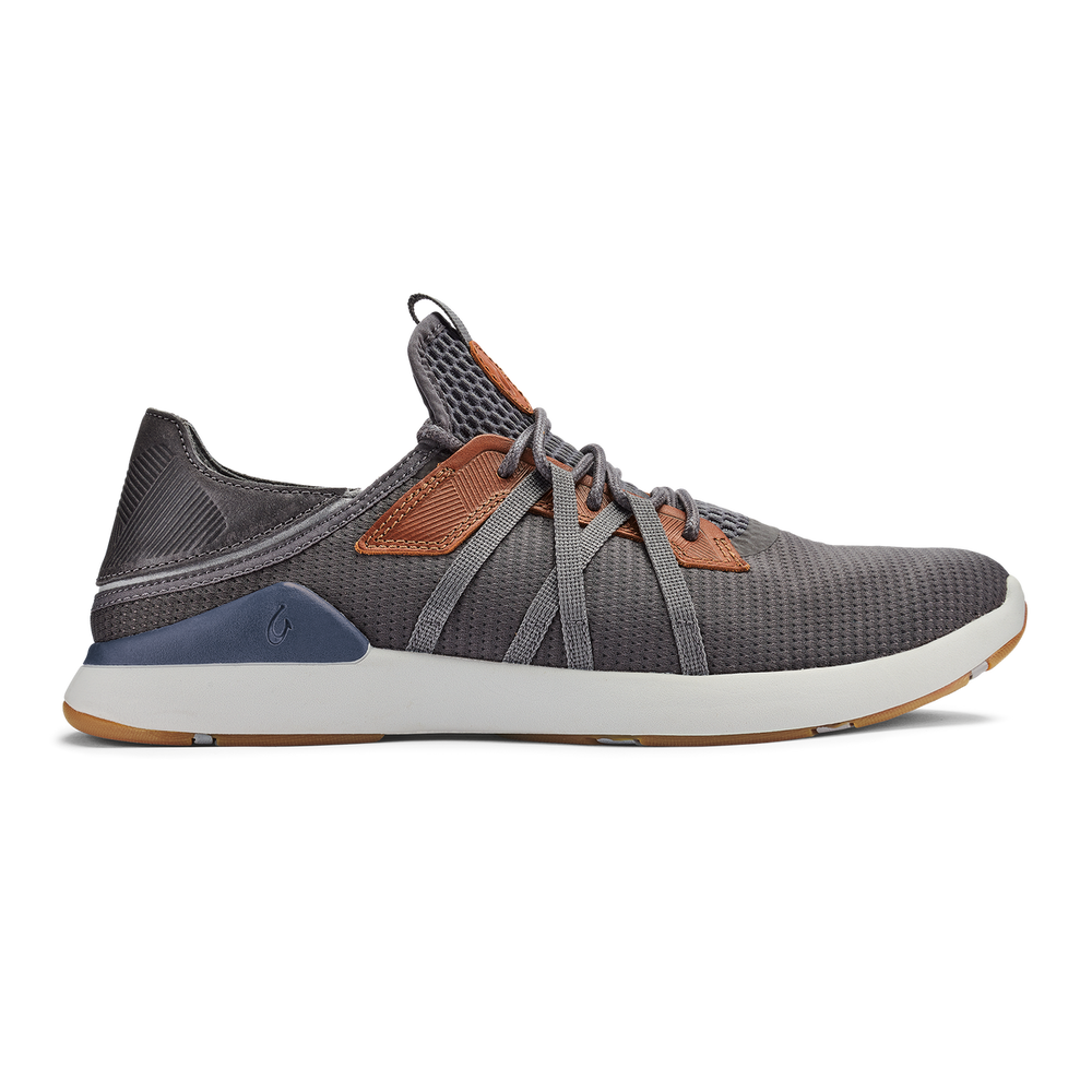 OluKai Men | Mio Lī Men's Athletic Shoes - Pavement / Vintage Indigo