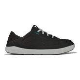 OluKai Men | Moku Pae Men's Boat Shoes - Black / Blue Coral