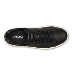 OluKai Men | Lae‘ahi Lī ‘Ili Men's Leather Sneakers - Onyx