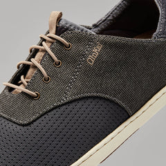 OluKai Men | Nohea Moku Men's Boat Shoes - Charcoal / Clay