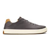 OluKai Men | Lae‘ahi Lī ‘Ili Men's Leather Sneakers - Stone