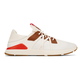 OluKai Men | Mio Lī Men's Athletic Shoes - Bright White / Red Lava