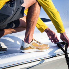 OluKai Men | ‘Ahi Men’s Water Boat Shoes - Tan / Tapa