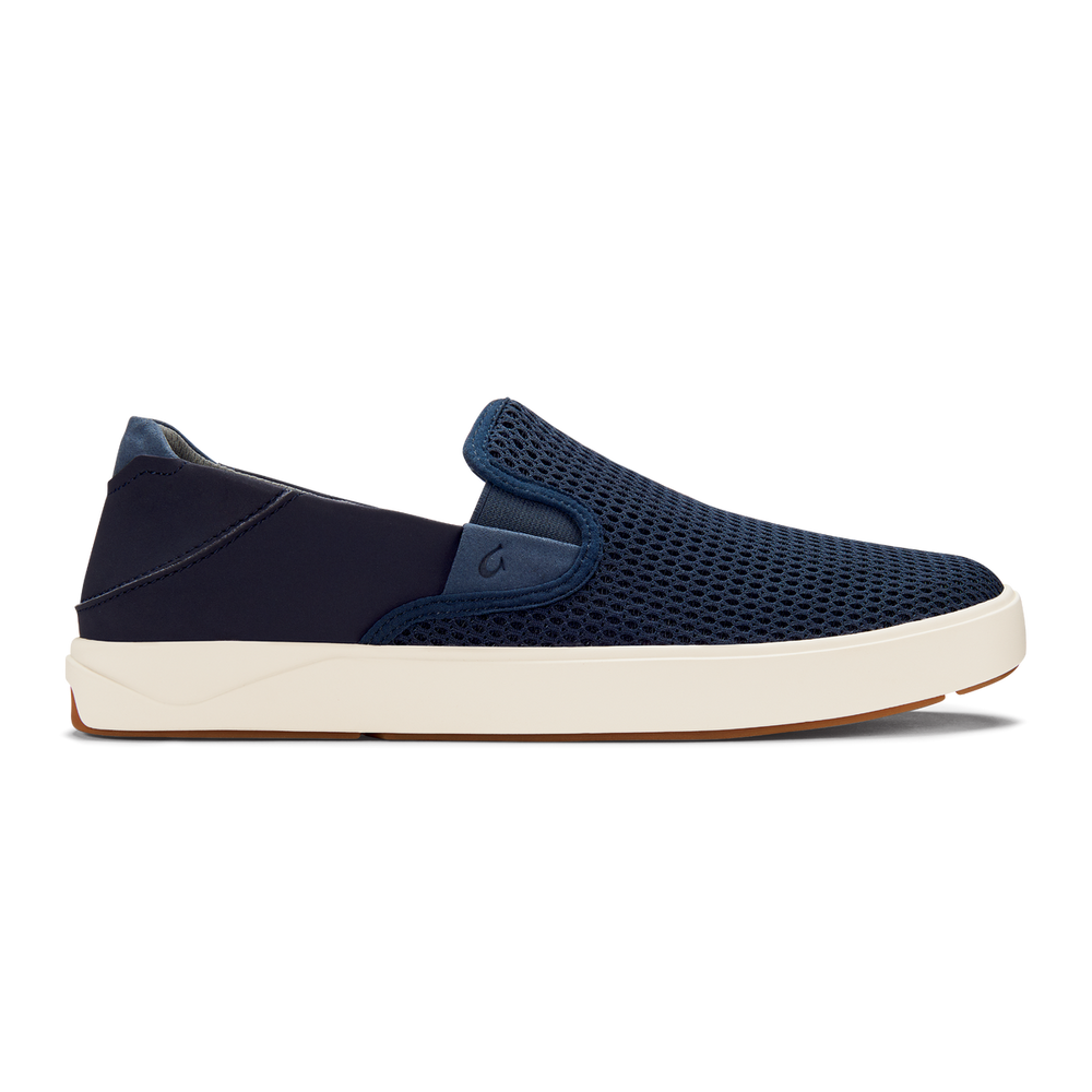 OluKai Men | Lae‘ahi Men's Slip-On Sneakers - Blue Depth