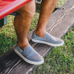 OluKai Men | Lae‘ahi Men's Slip-On Sneakers - Poi