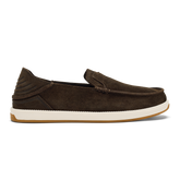 OluKai Men | Kākaha Nia Men‘s Suede Slip-On Shoes - Dark Wood