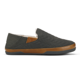 OluKai Men | Hanohano Men’s Waxed Canvas Slippers - Dark Shadow