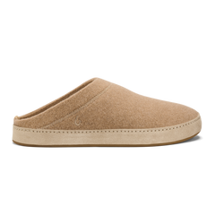OluKai Men | Hāmani Hulu Men’s Wool Mule Slippers - Oatmeal