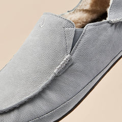 OluKai Men | Moloā Men's Leather Slippers - Kona Coffee