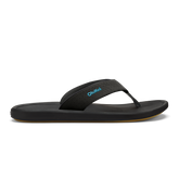 OluKai Men | Ki‘i Men’s Water Ready Beach Sandals - Lava Rock / Bold Blue