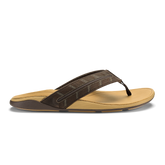 OluKai Men|New Arrivals | Tuahine Palm - Dk Java / Golden Sand