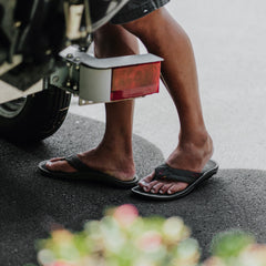 OluKai Men | Kīpī Men’s Comfortable Beach Sandals - Black