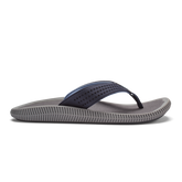 OluKai Men | Ulele Men's Beach Sandals - Blue Depth / Charcoal