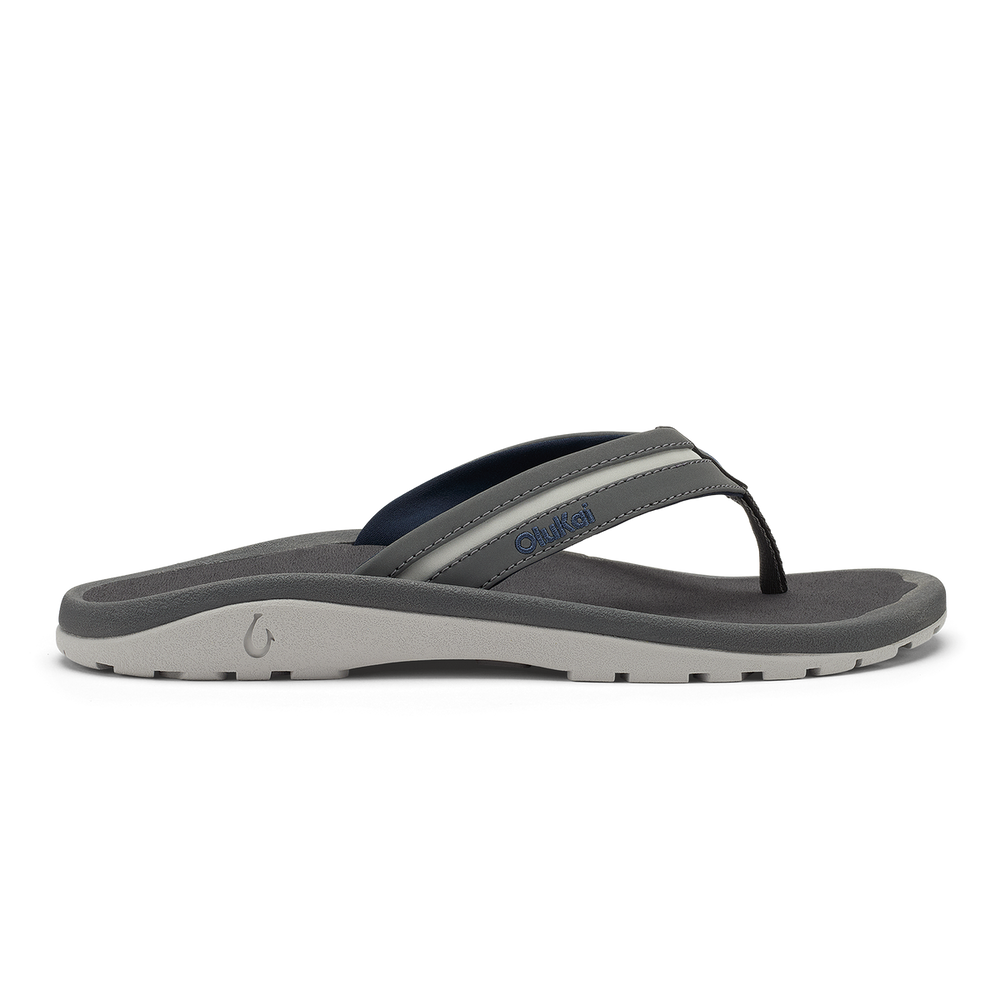 OluKai Men | ʻOhana Palua - Cloud Grey / Rock
