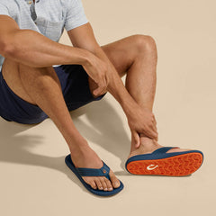 OluKai Men | Ulele Men's Water-Ready Beach Sandals - Lagoon