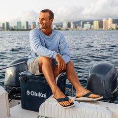 OluKai Men|New Arrivals | Ulele - Trench Blue / Trench Blue