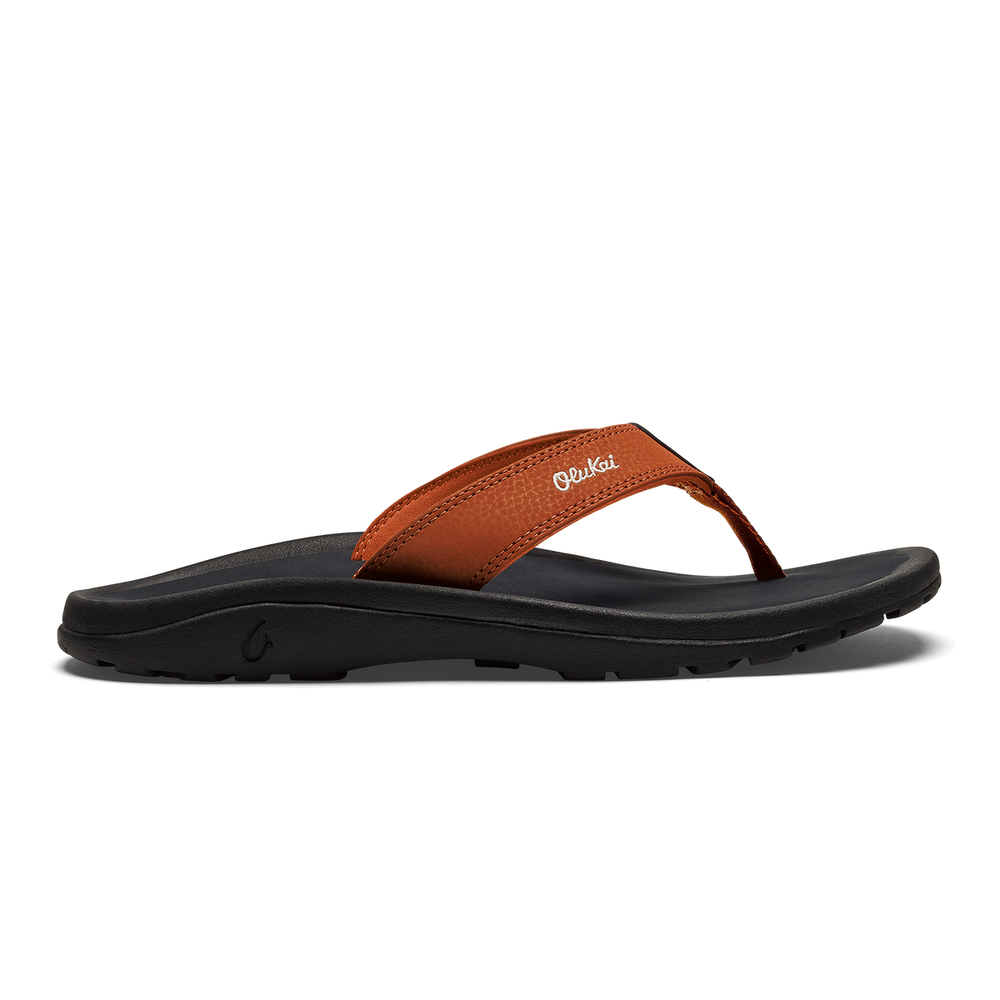 OluKai Men | ‘Ohana Men's Best Selling Beach Sandals - Dirt / Lava Rock