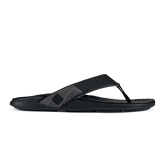 OluKai Men | Tuahine Men's Waterproof Leather Beach Sandals - Black