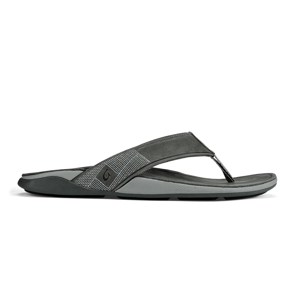 OluKai Men | Tuahine Men's Waterproof Leather Beach Sandals - Lagoon