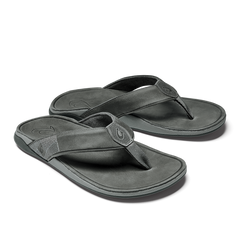 OluKai Men | Tuahine Men's Waterproof Leather Beach Sandals - Lagoon