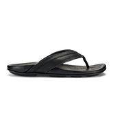 OluKai Men | Hiapo - Lava Rock Men’s Leather Beach Sandals