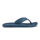 OluKai Men | Pili Men’s Waterproof Leather Sandals - Blue Fog / Coastal Blue