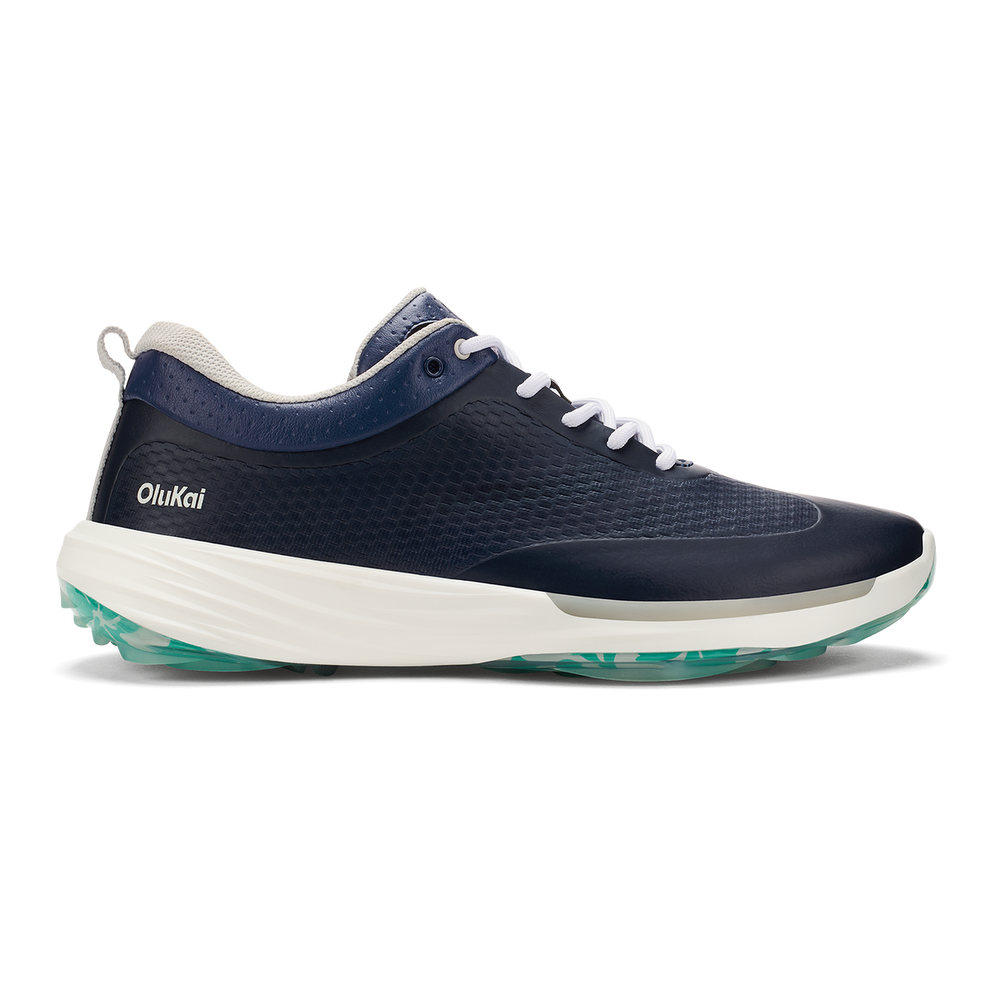 OluKai Men | Mākena Men’s Waterproof Golf Shoes - Mood Indigo