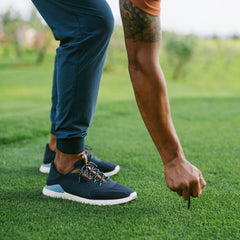 OluKai Men | OluKai Kā‘anapali Men’s Golf Shoe - Trench Blue / Sea Ice
