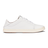 OluKai Women | Pehuea Lī ‘Ili Women's Leather Sneakers - White
