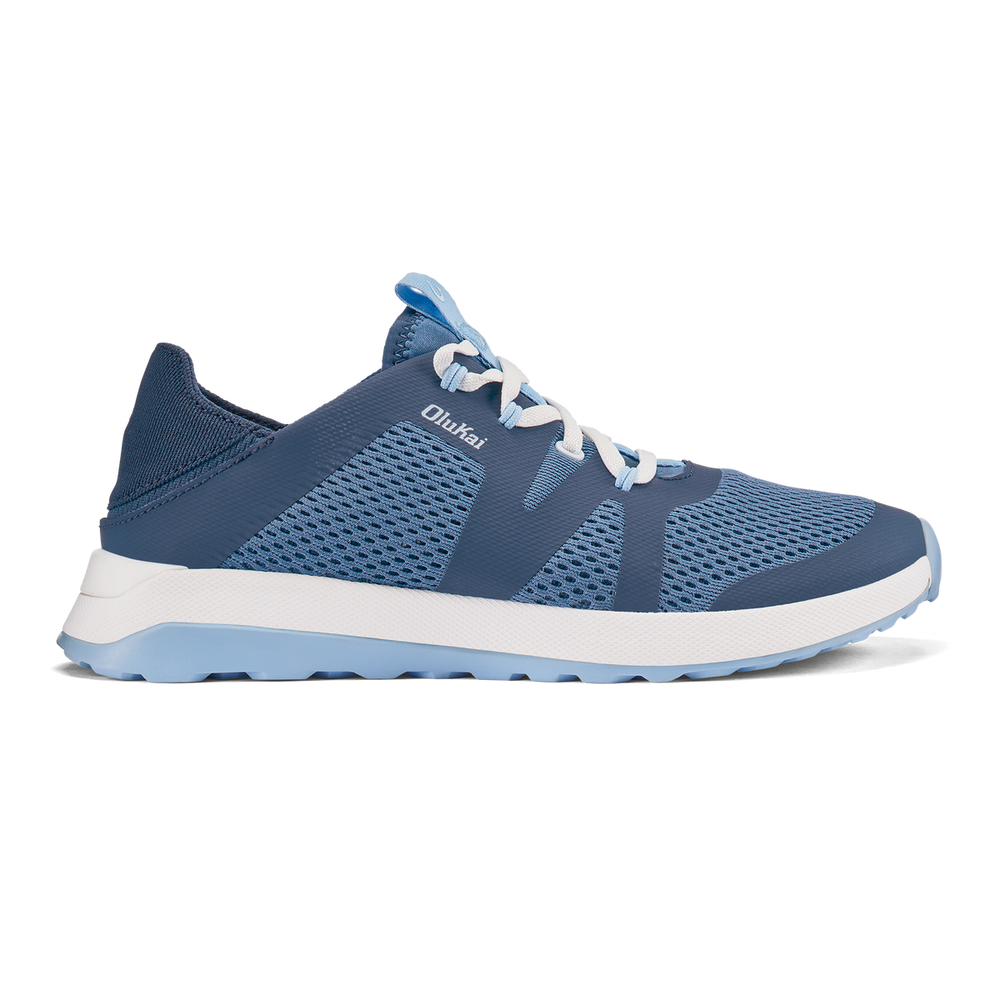 OluKai Women | Huia Women’s Athleisure Shoes - Vintage Blue / Sea Ice
