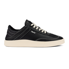 OluKai Women | Hā‘upu Women’s Leather Sneakers - Onyx