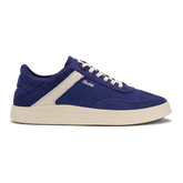 OluKai Women | Hā‘upu Women’s Leather Sneakers - Navy / Off White