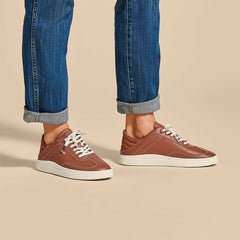 OluKai Women | Hā‘upu Women’s Leather Sneakers - Fox