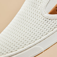 OluKai Women | Pehuea Women's Breathable Slip-On Sneakers - Bright White