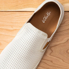 OluKai Women | Pehuea Women's Breathable Slip-On Sneakers - Bright White