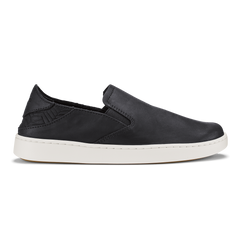 OluKai Women | Pehuea Leather - Onyx / Onyx