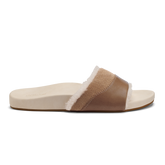 OluKai Women | Hō‘ala Slide Women’s Slide Slipper Sandals - Tan / Puka