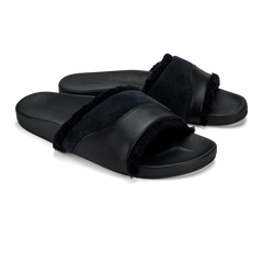 OluKai Women | Hō‘ala Slide Women’s Slide Slipper Sandals - Black