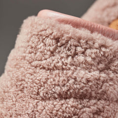 OluKai Women | Pūpū Mua Women’s Shearling Mule Slipper - Pink Sea Salt