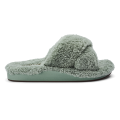 OluKai Women | Hila Heu Women’s Slide Slipper Sandals - Muted Green