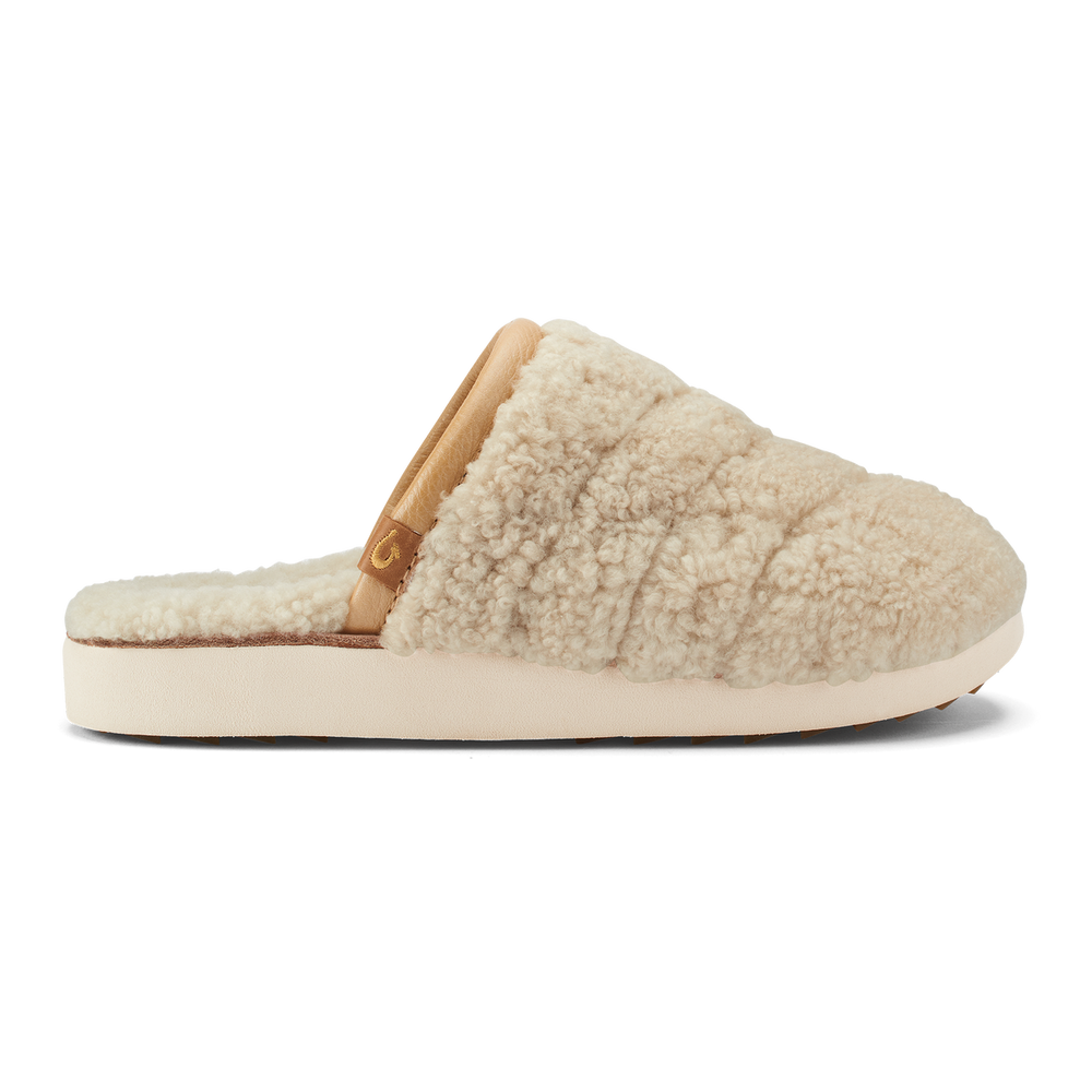 OluKai Women | Pūpū Mua Women’s Shearling Mule Slipper - Tapa