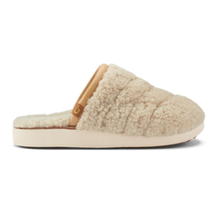 OluKai Women | Pūpū Mua Women’s Shearling Mule Slipper - Tapa