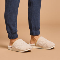 OluKai Women | Pūpū Mua Women’s Shearling Mule Slipper - Tapa