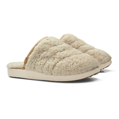 OluKai Women | Pūpū Mua Women’s Shearling Mule Slipper - Tapa