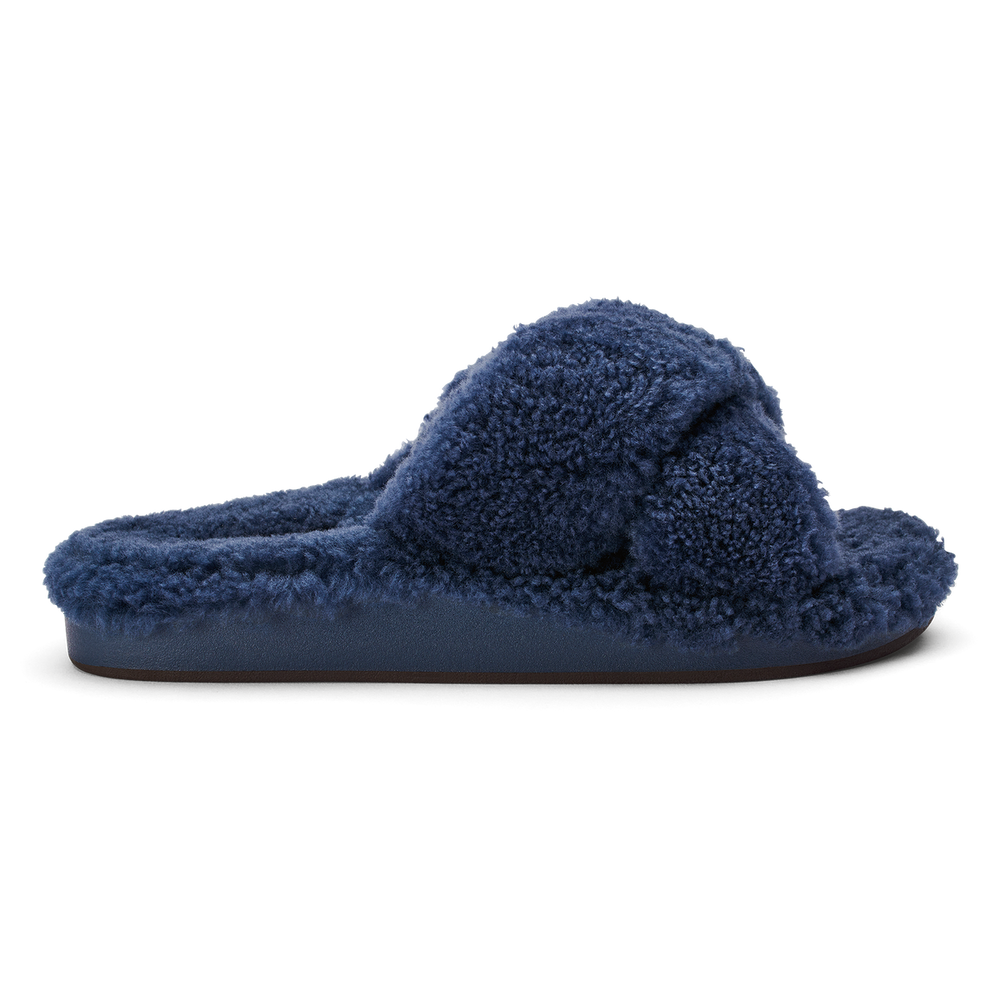 OluKai Women | Hila Heu Women’s Slide Slipper Sandals - Moonlit Ocean
