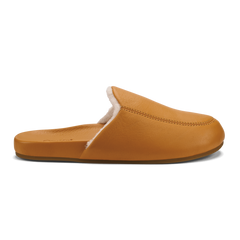 OluKai Women | Kōnea Women’s Leather Slipper Mules - Saddle