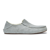 OluKai Women | Nohea Women's Leather Slippers - Pale Grey