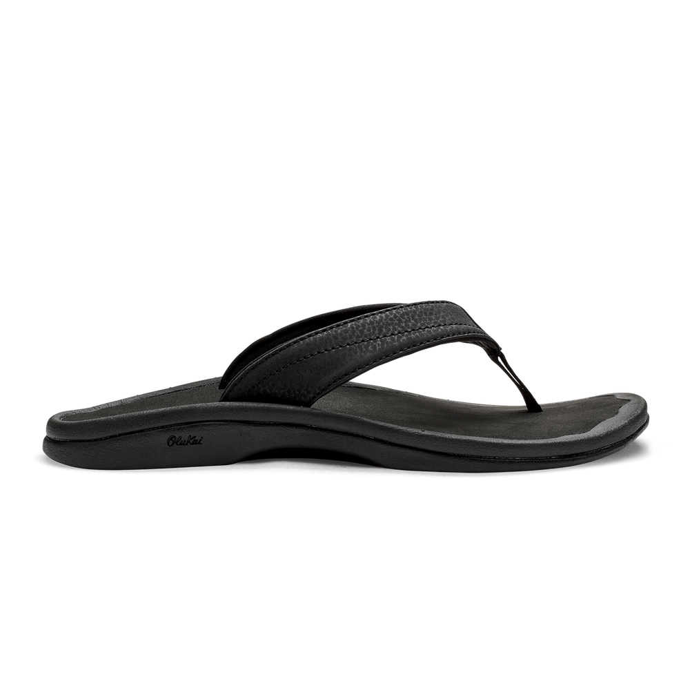 OluKai Women | ‘Ohana Women's Best Selling Beach Sandals - Black