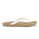 OluKai Women|New Arrivals | Ho‘opio Malua - Bright White / Warm Sand