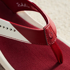 OluKai Women | Ulele - Off White / Deep Red